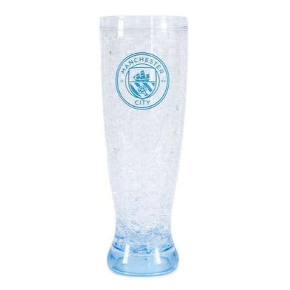 manchester city fc tall freezer glass