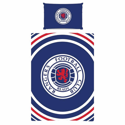 rangers fc pulse single duvet cover set