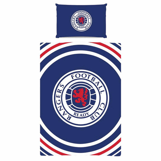 rangers fc pulse single duvet cover set