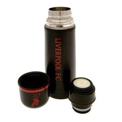 liverpool fc black thermal flask