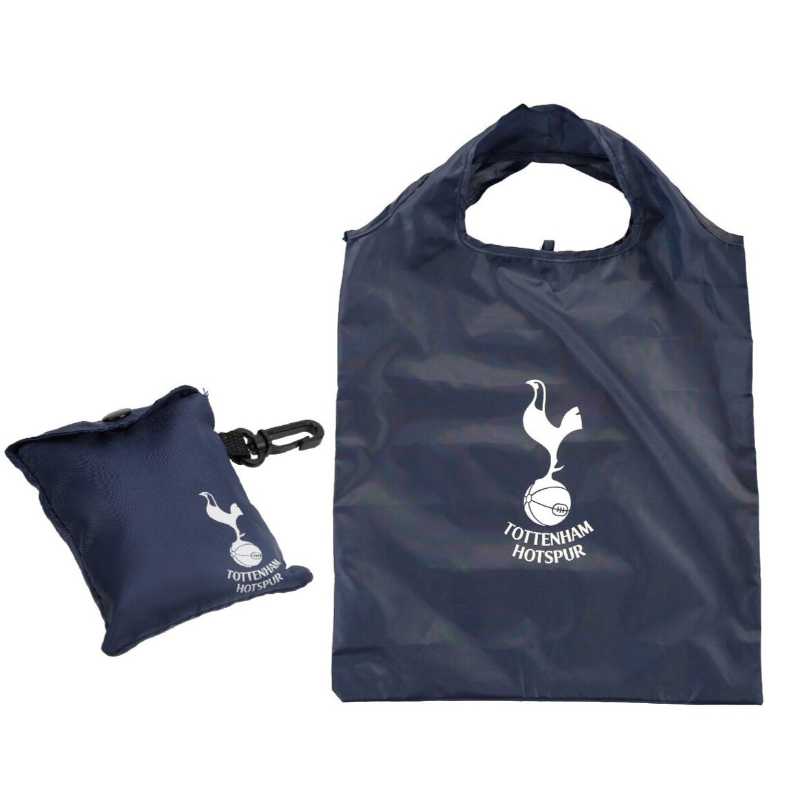 tottenham hotspur fc reusable shopping bag (bag in a bag)