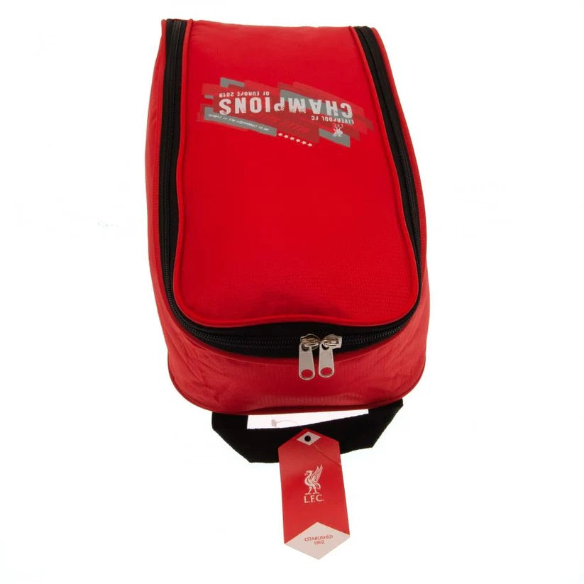 liverpool fc champions of europe boot bag / shoe bag
