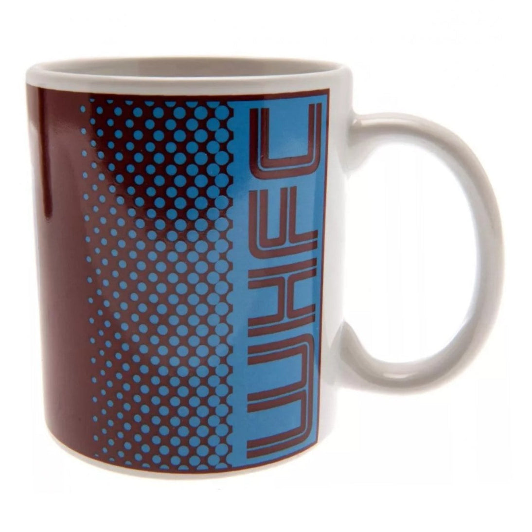 west ham fc fade ceramic mug