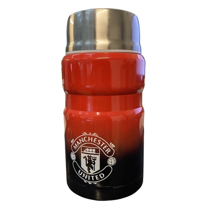 manchester united fc gradient thermos flask