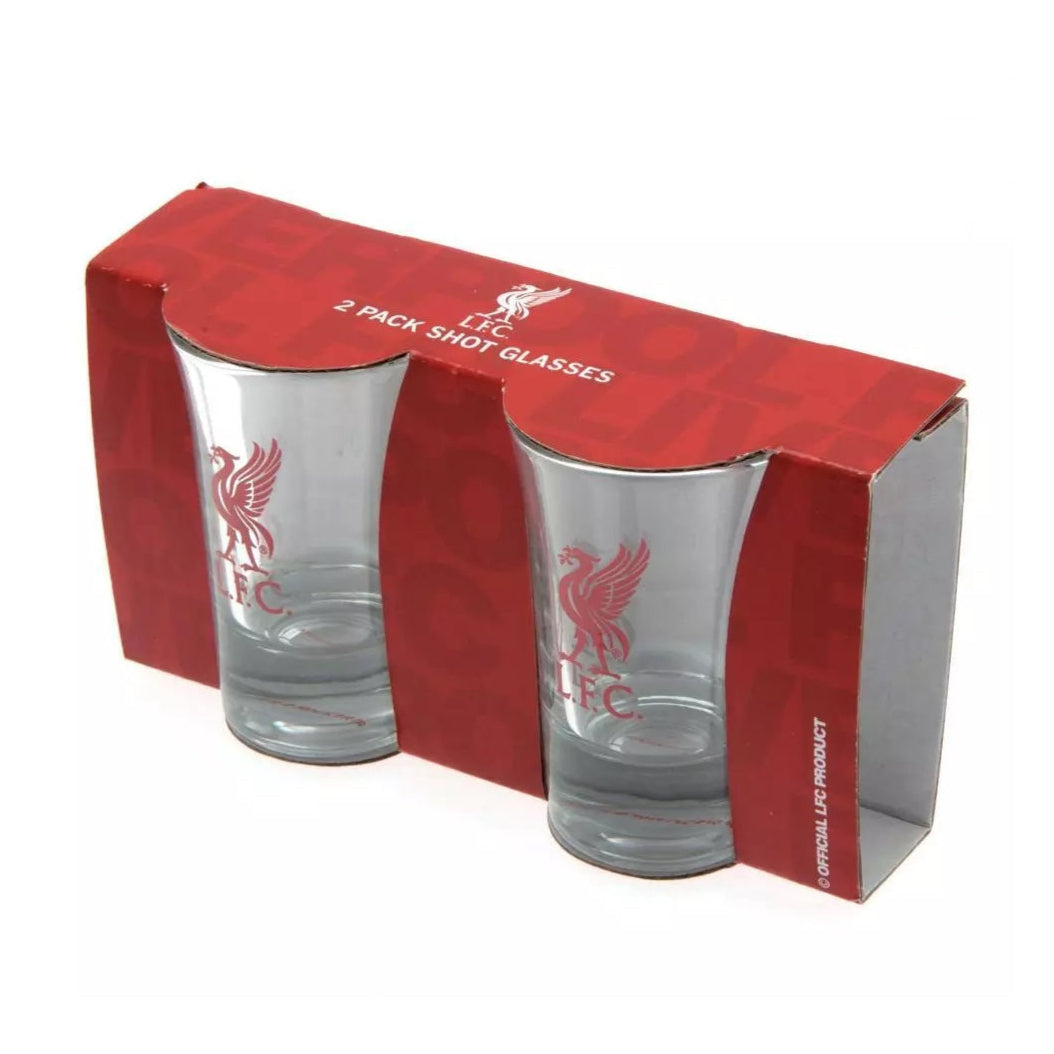 liverpool fc shot glasses - 2 Pack