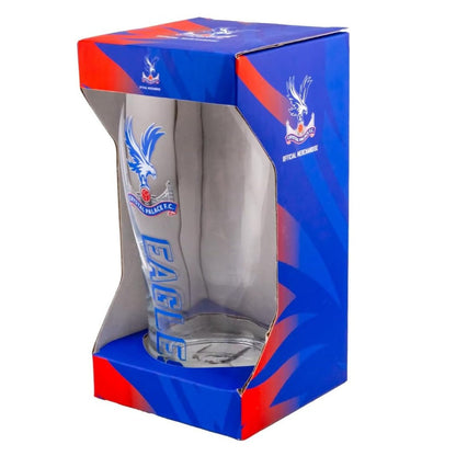 crystal palace fc tulip pint glass