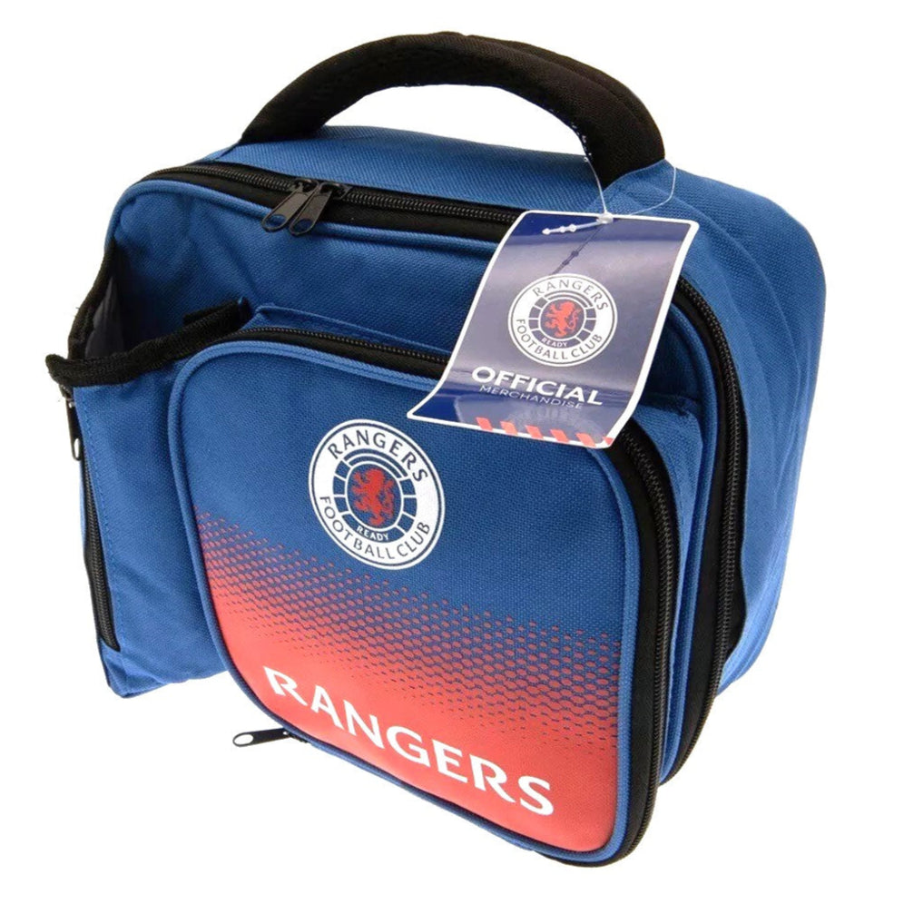 rangers fc fade lunch bag with bottle holder