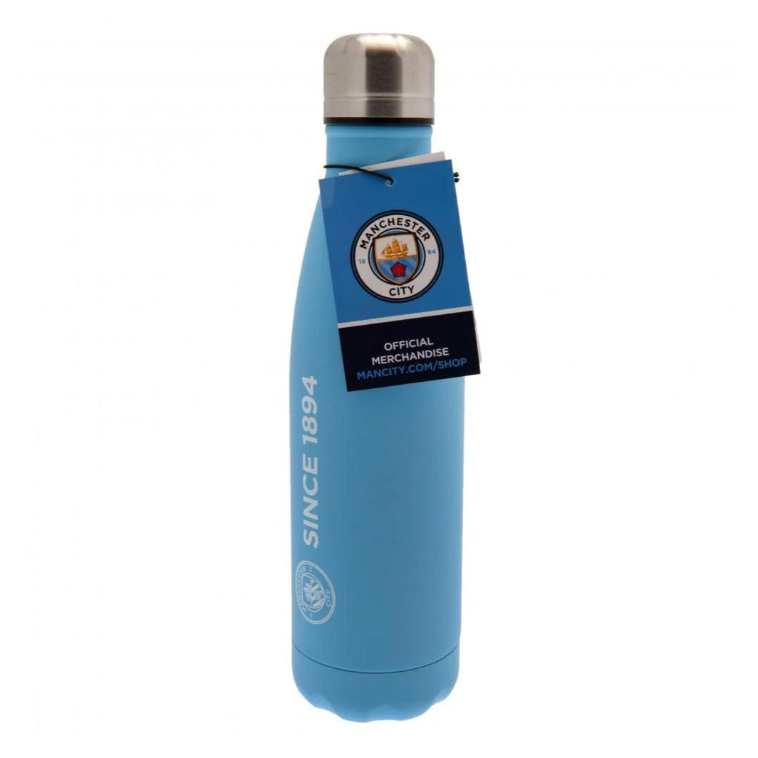 manchester city fc  steel bottle flask