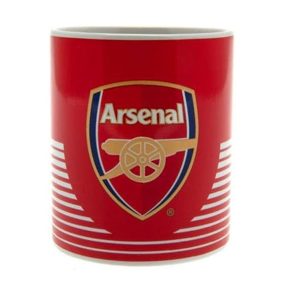 arsenal fc linear ceramic mug