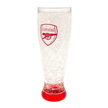 arsenal fc tall freezer pint glass