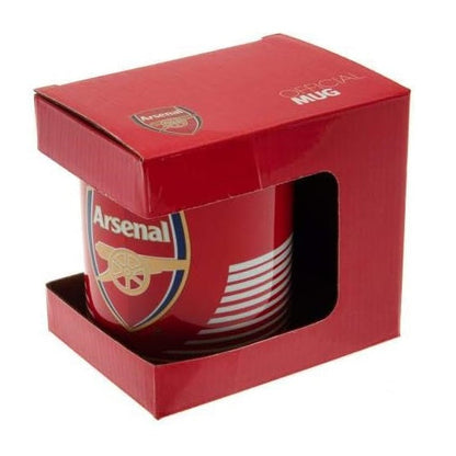arsenal fc linear ceramic mug