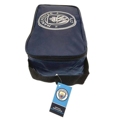 manchester city fc coloured boot bag / shoe bag