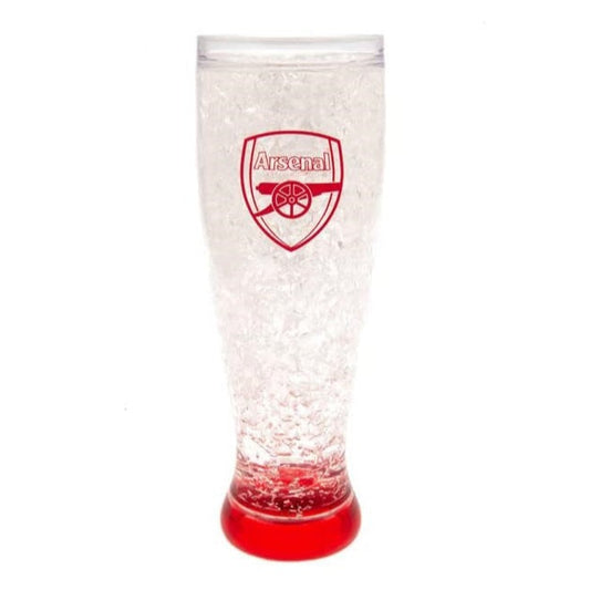 arsenal fc tall freezer pint glass