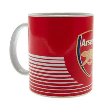 arsenal fc linear ceramic mug