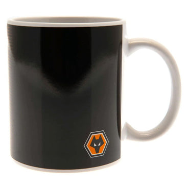 wolverhampton wanderers fc halftone ceramic mug