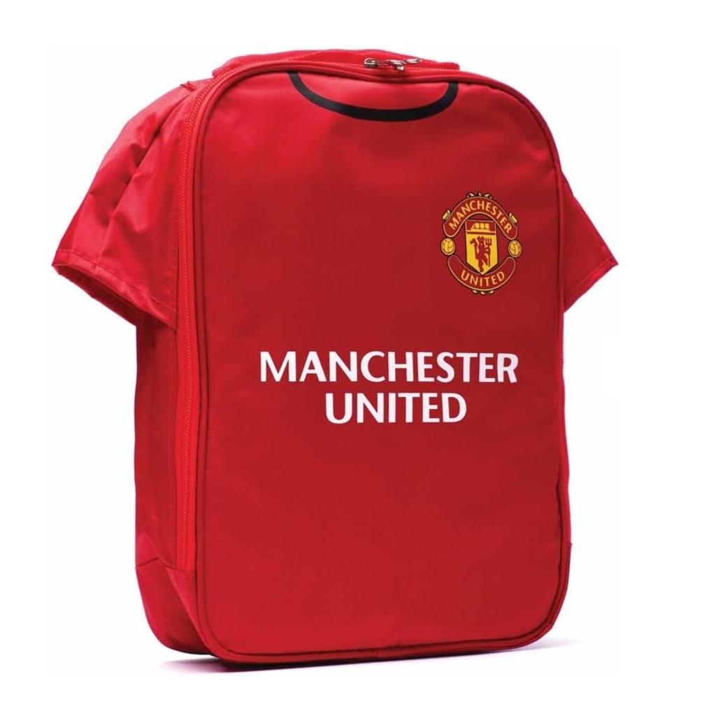 manchester united fc kit lunch bag