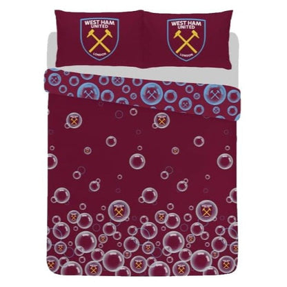 west ham united fc baubles double duvet over set