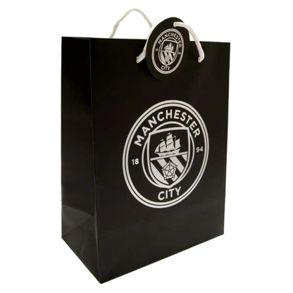 manchester city fc black gift bag