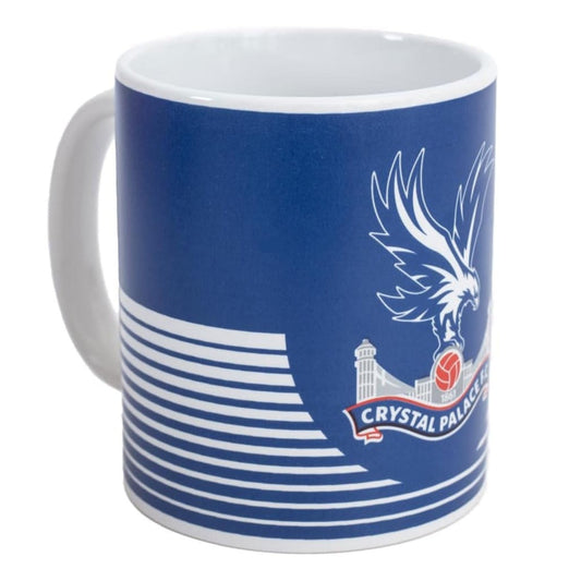 crystal palace fc linear ceramic mug