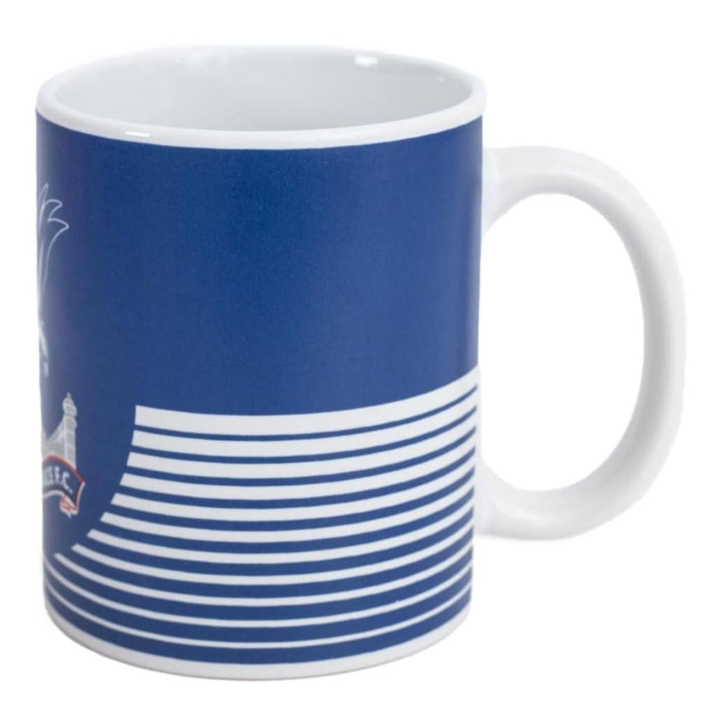 crystal palace fc linear ceramic mug