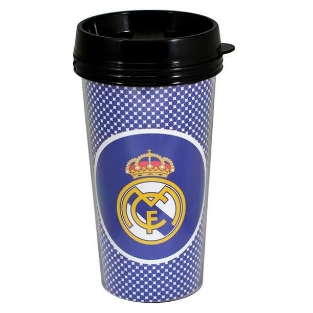 real madrid bullseye travel mug