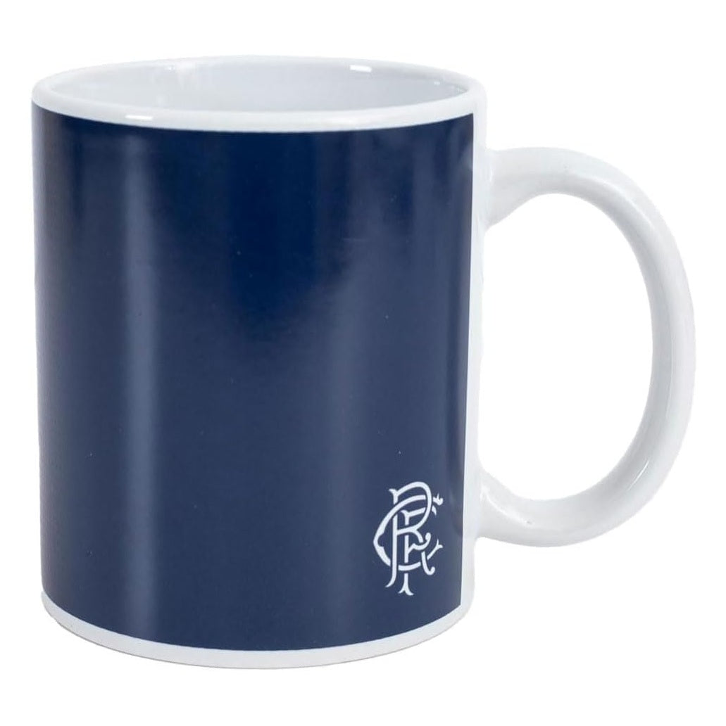 rangers fc halftone ceramic mug