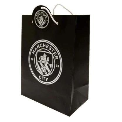 manchester city fc black gift bag
