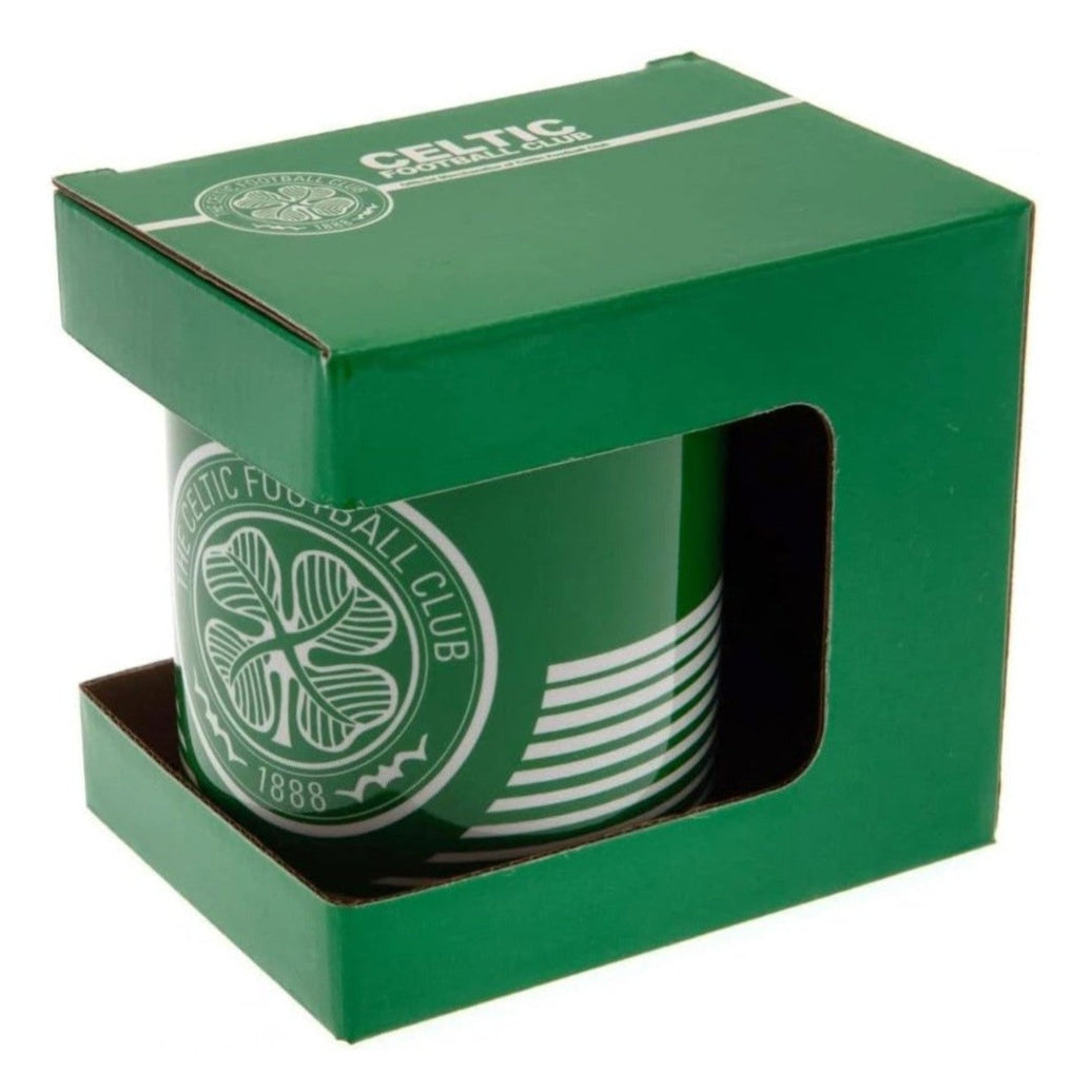 celtic fc linear ceramic mug