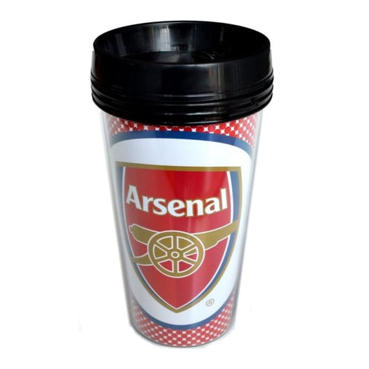 arsenal fc bullseye travel mug
