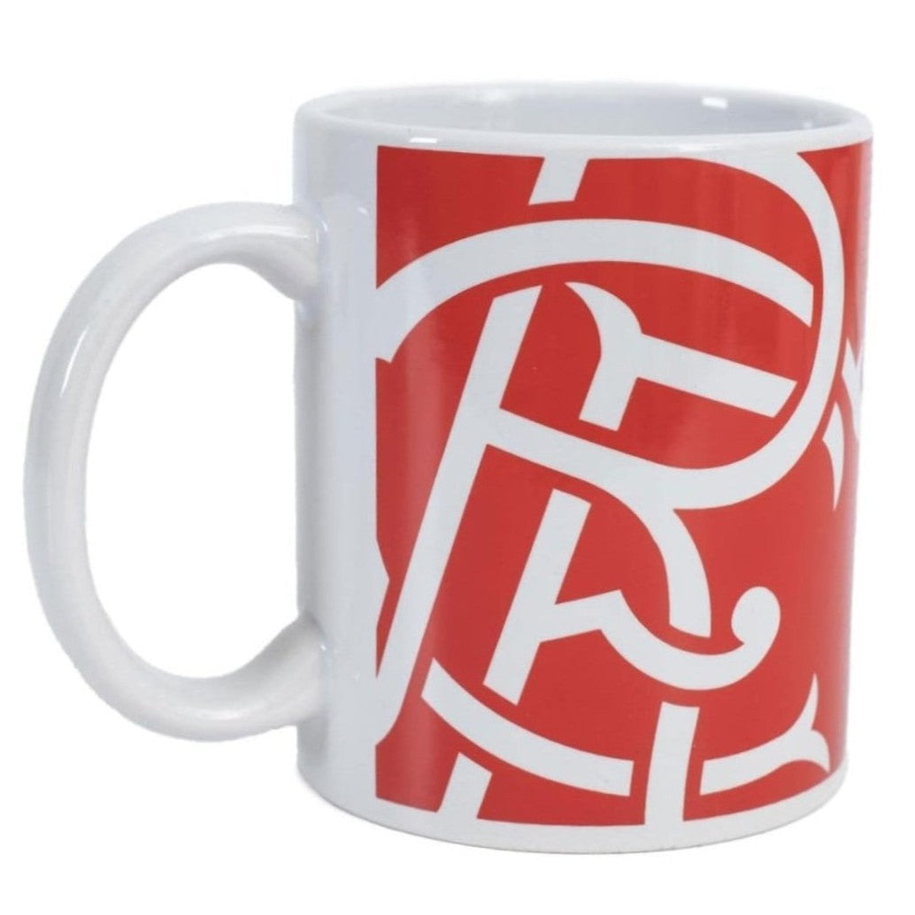 rangers fc halftone ceramic mug