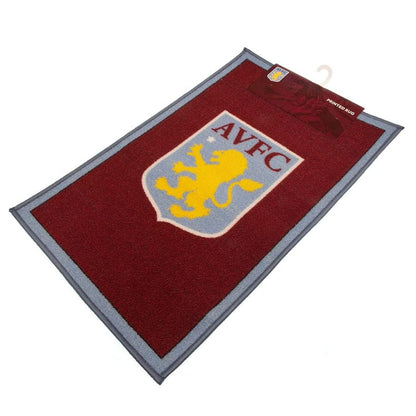 aston villa fc crest rug