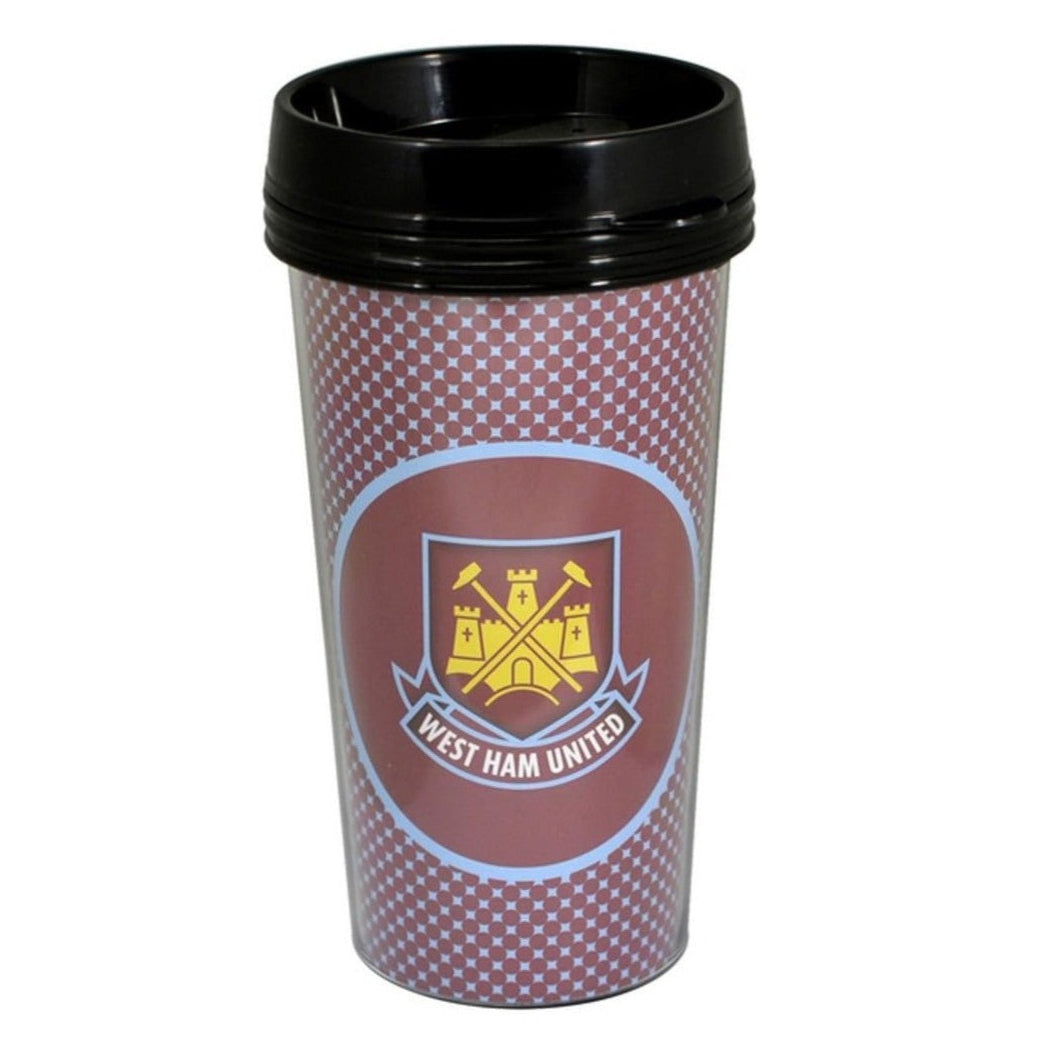 west ham united fc bullseye travel mug