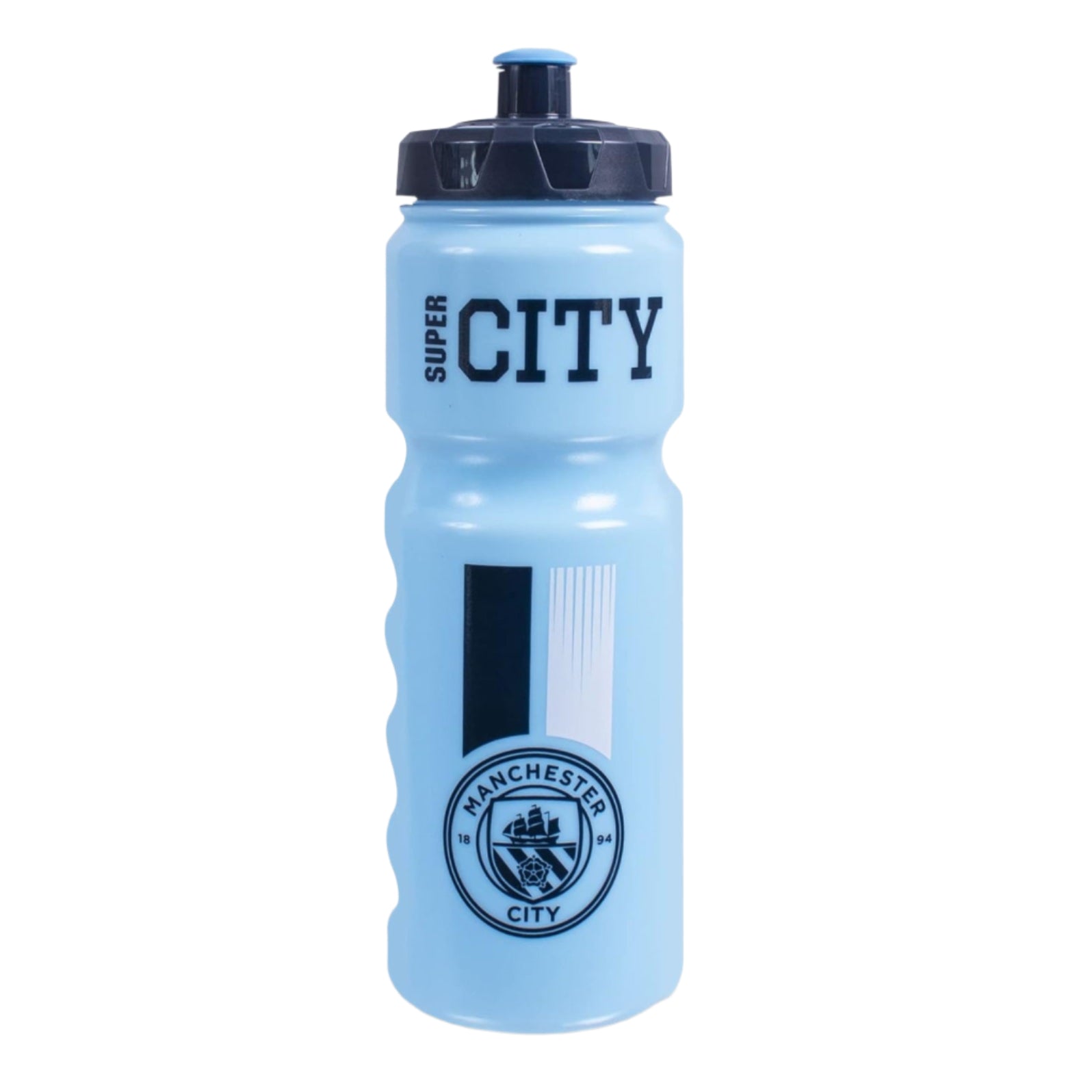 manchester city fc 750ml plastic water bottle