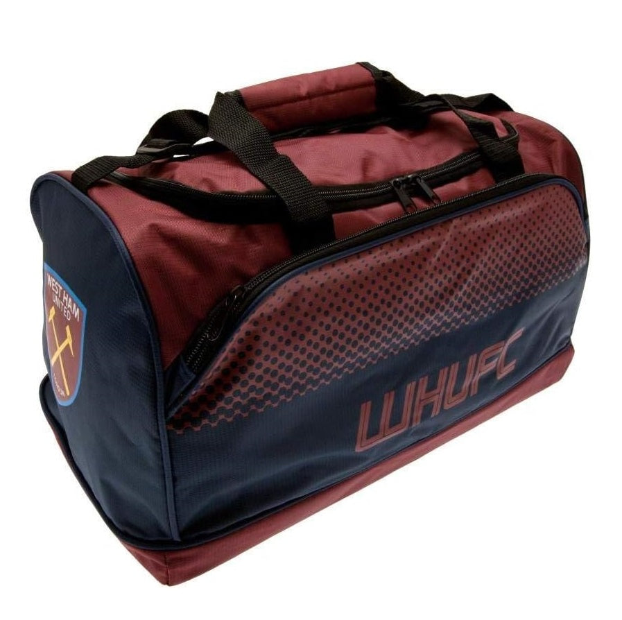 west ham united fade holdall bag