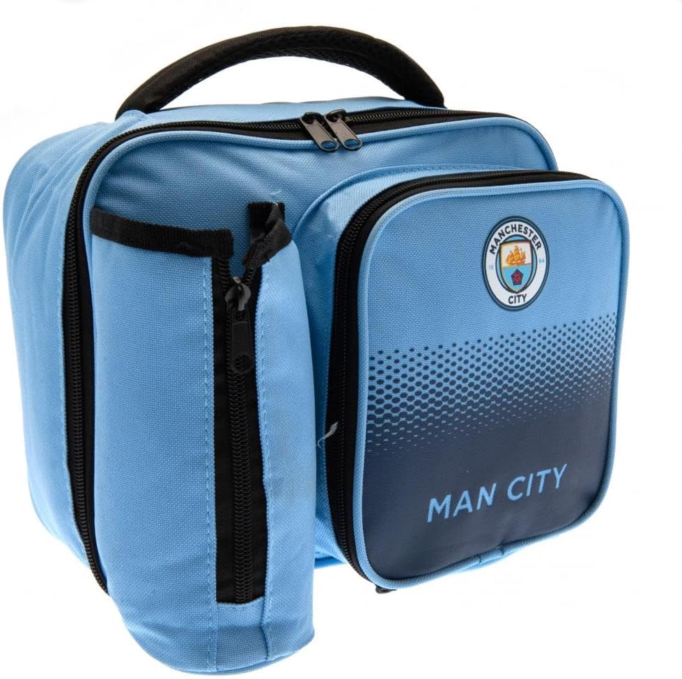 Man City Fade Lunch Bag With Bottle Holder