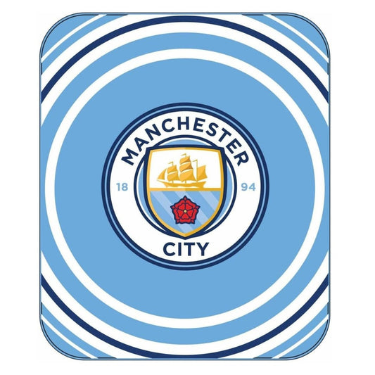 manchester city fc pulse fleece blanket