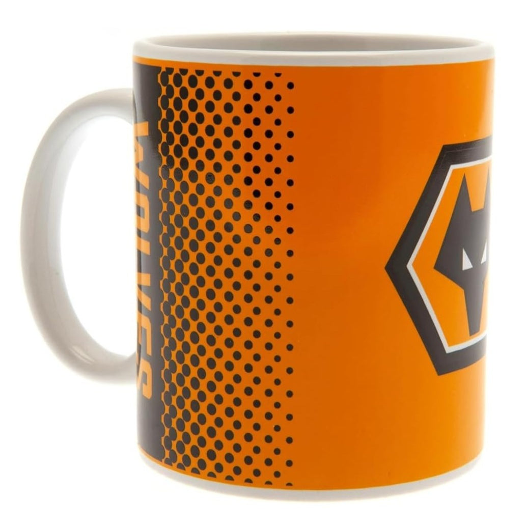 wolverhampton wanderers fc fade ceramic mug