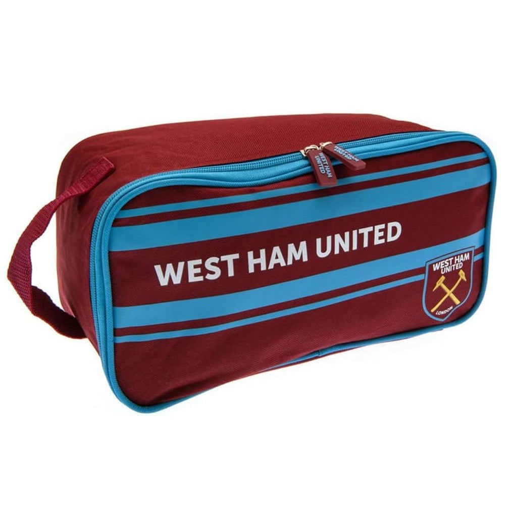 west ham united fc stripe boot bag