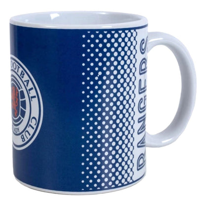 rangers fc fade ceramic mug