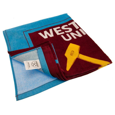 west ham united fc sky towel