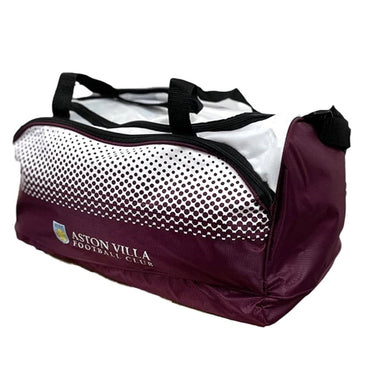 aston villa fc fade holdall bag / duffle bag