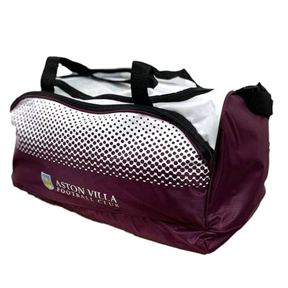 aston villa fc fade holdall bag / duffle bag
