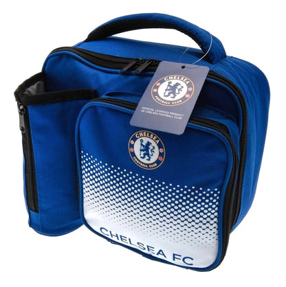chelsea fc fade lunch bag with bottle holder