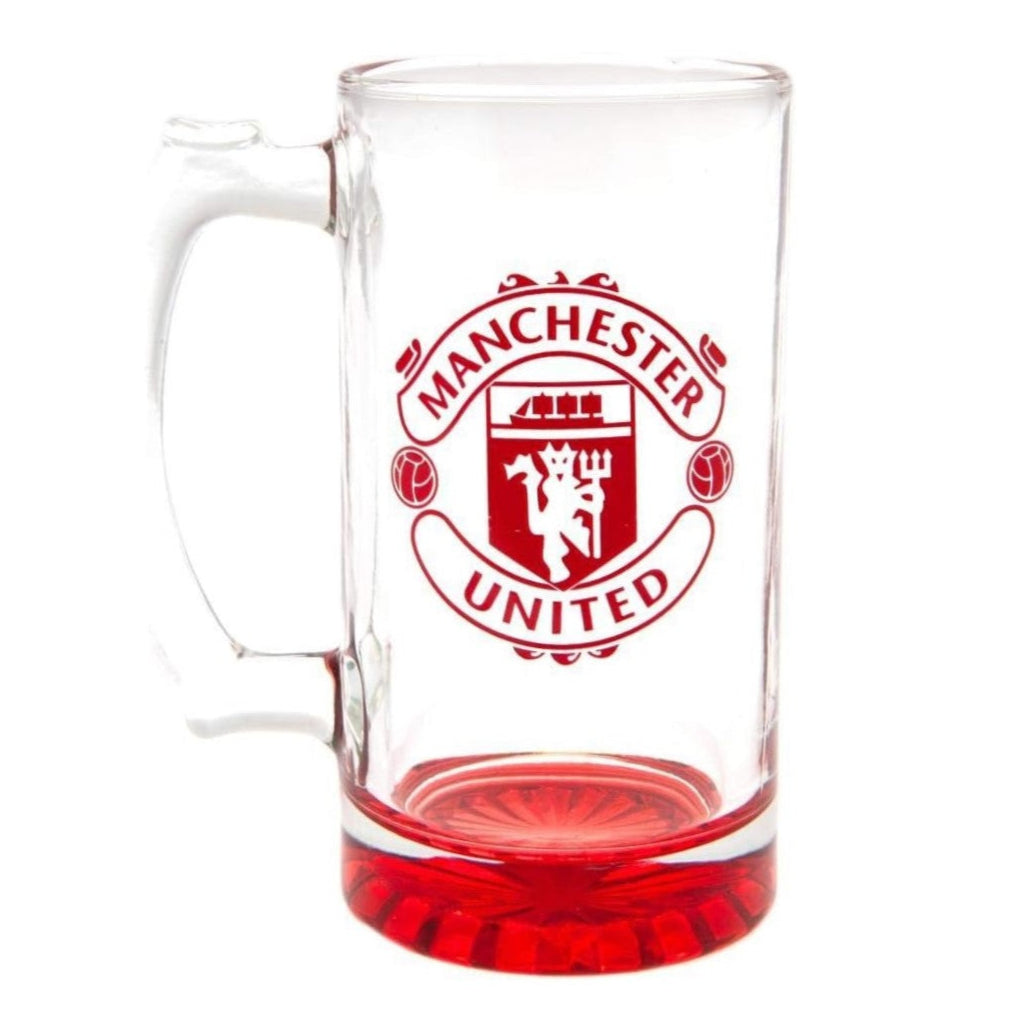 manchester united fc stein pint glass