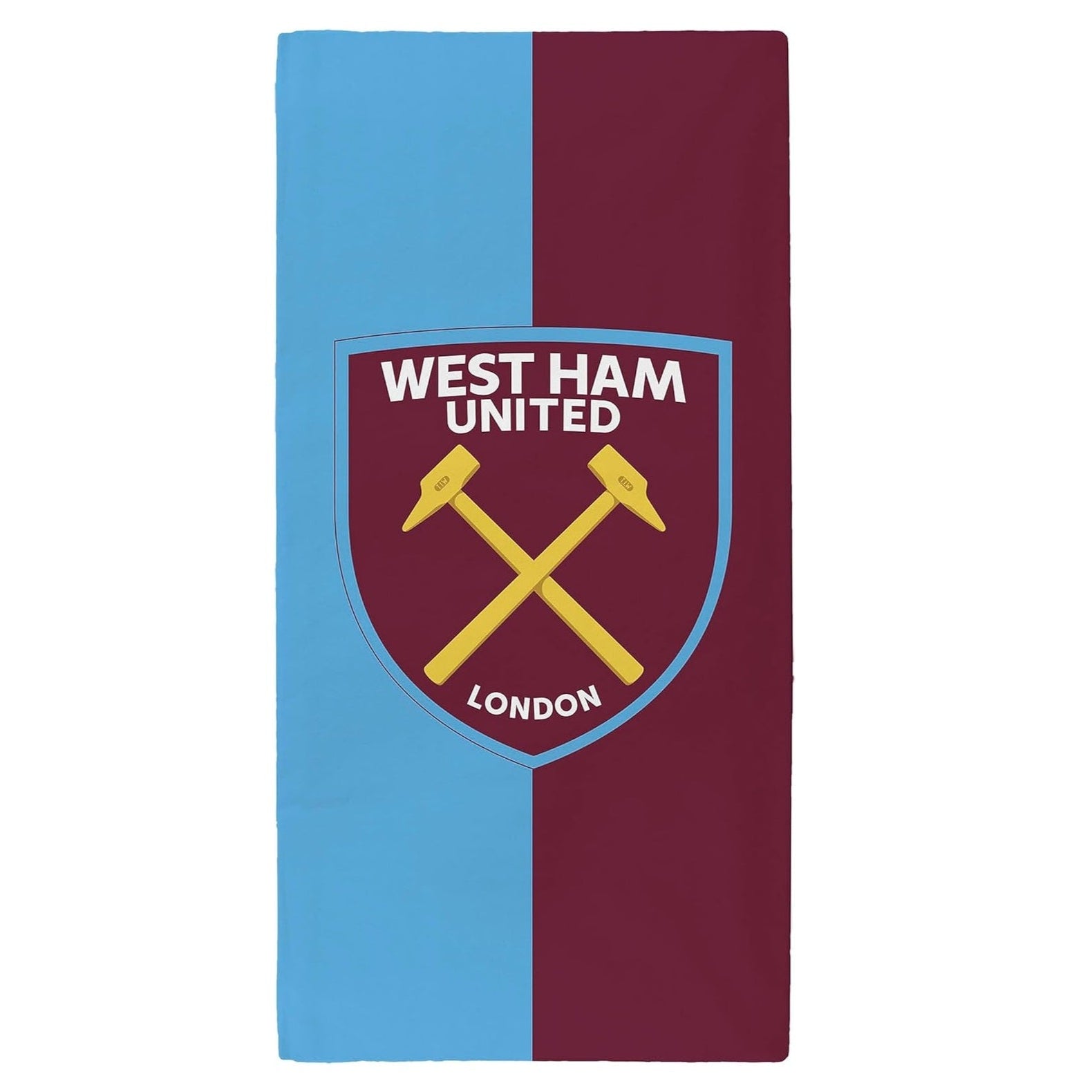 west ham united fc sky towel