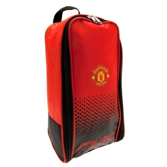 manchester united fc fade boot bag / shoe bag