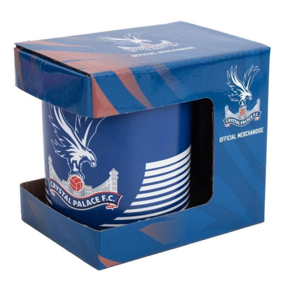 crystal palace fc linear ceramic mug