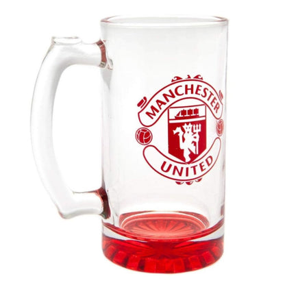 manchester united fc stein pint glass