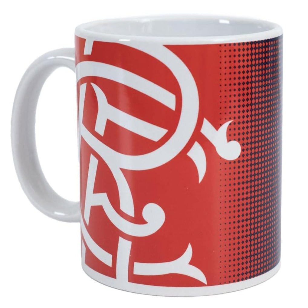 rangers fc halftone ceramic mug