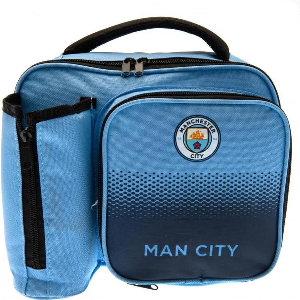 Manchester City Fade Lunch Bag With Bottle Holder